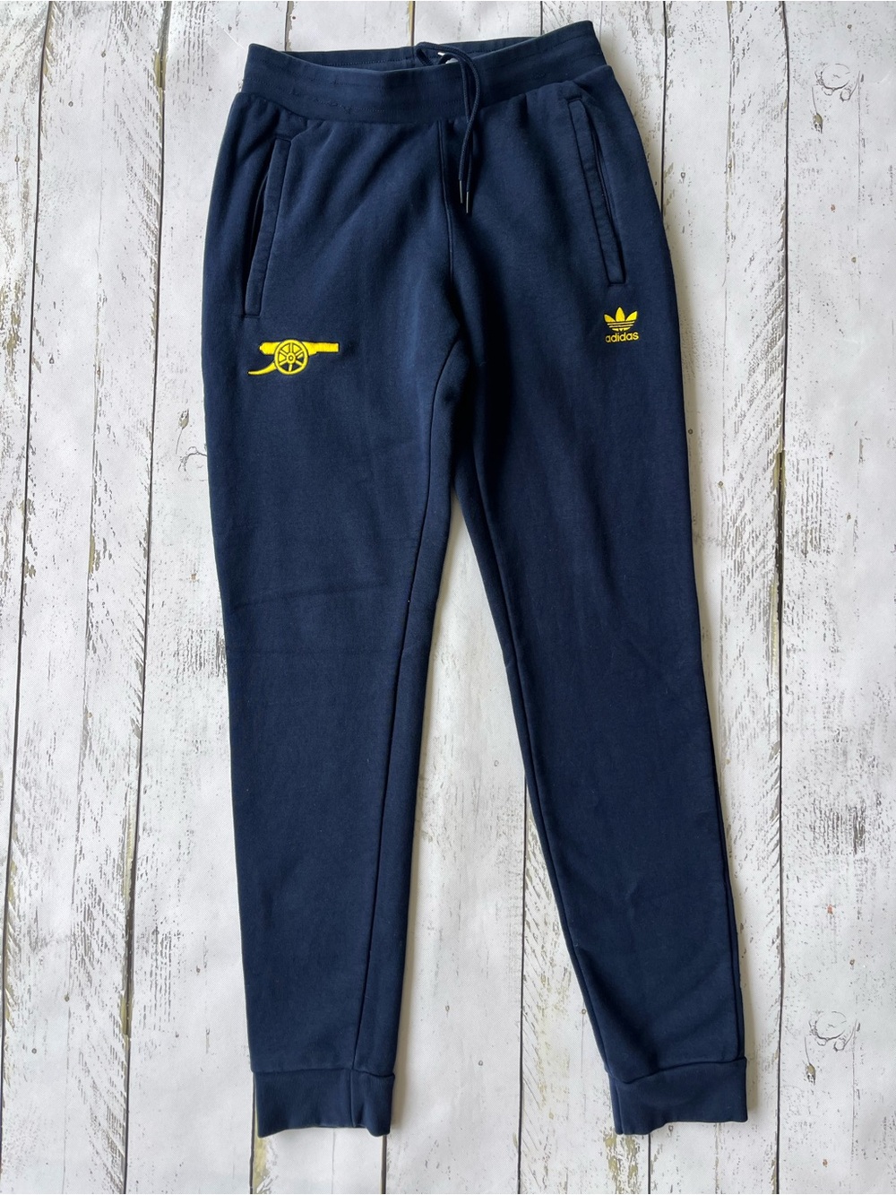 Adidas Arsenal Essentials Trefoil Joggers Men’s Small Navy IK8710 Soccer